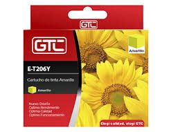 Cartucho Inkjet GTC E-T206 Amarillo 6.6ml Modelo E-T206N-A-M-C