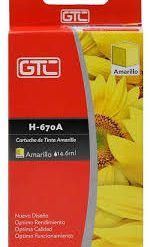 Cartucho De Impresora Hp Inkjet 670 Amarillo 14.6ml Modelo 4615/4625/3525