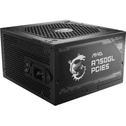 Fuente de Poder MSI Power supply MAG A750GL PCIE5 80 Plus Gold